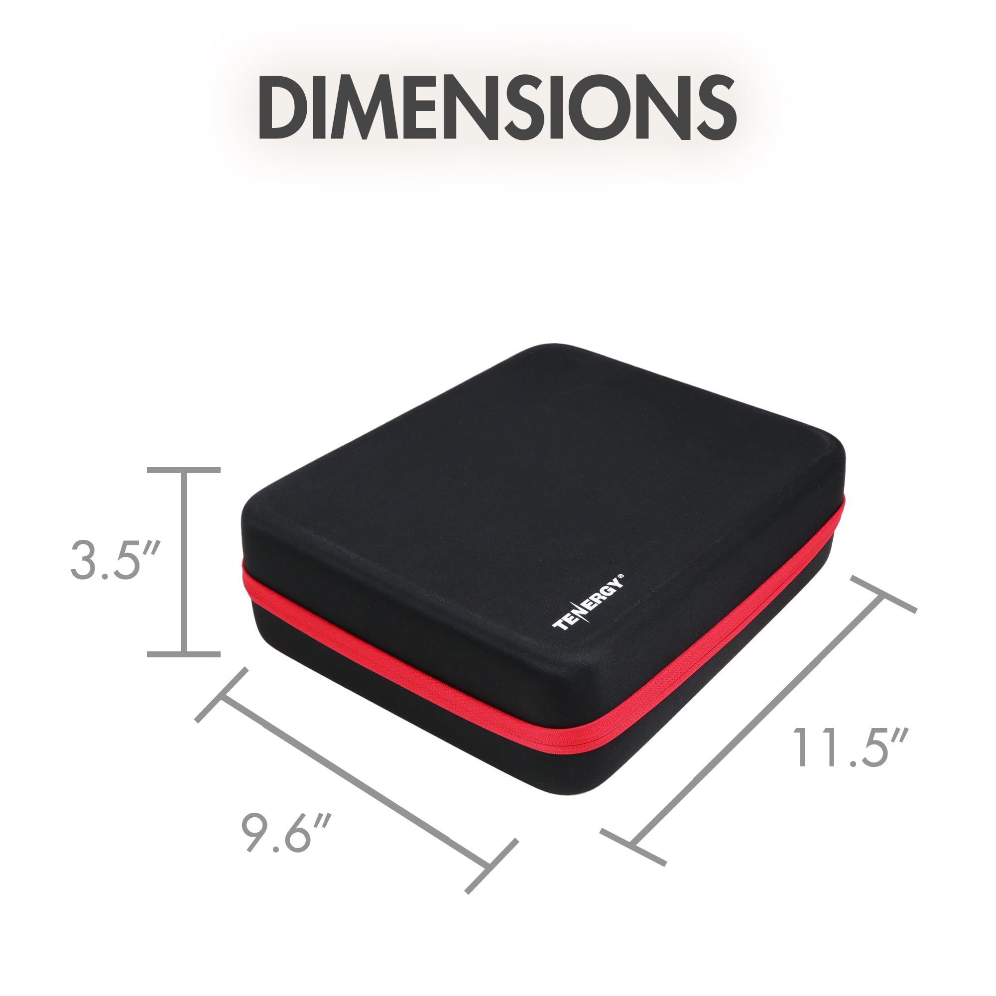 Tenergy Custodie di stoccaggio dell'organizzatore della batteria con tester della batteria, Nero, Holds 120 Batteries, Moderna