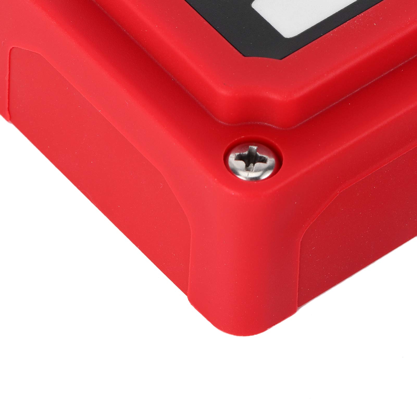 Caja de distribución de energía con Barra colectora de 300A, 48V, 4 Pernos, 5/16 ", Universal, para Coche, Barco, RV, cableado eléctrico Marino (B (Rojo))
