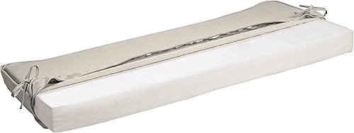 Miniatura 7 de Arden Selections Cojín de banco para exteriores 18 x 46, color crema arena