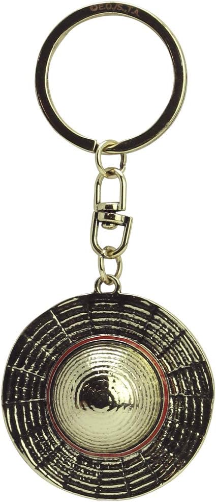 ABYSTYLE One Piece Anime Monkey D. Luffy's Straw Hat 3D Metal Keychain 1.7" Manga Gift Accessories