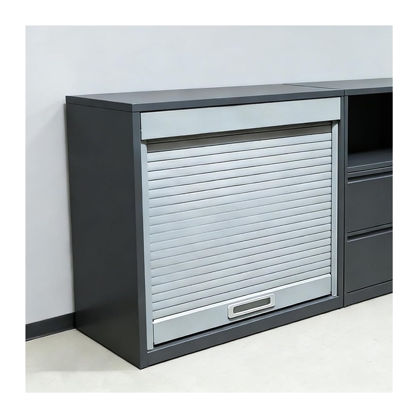 Accordion Folding Door Kit, Tambour Door Kit, Multiple Sizes, Sliding Rolling Shutter for Cabinet, Wardrobe, Pantry(34x24in/86x61cm)