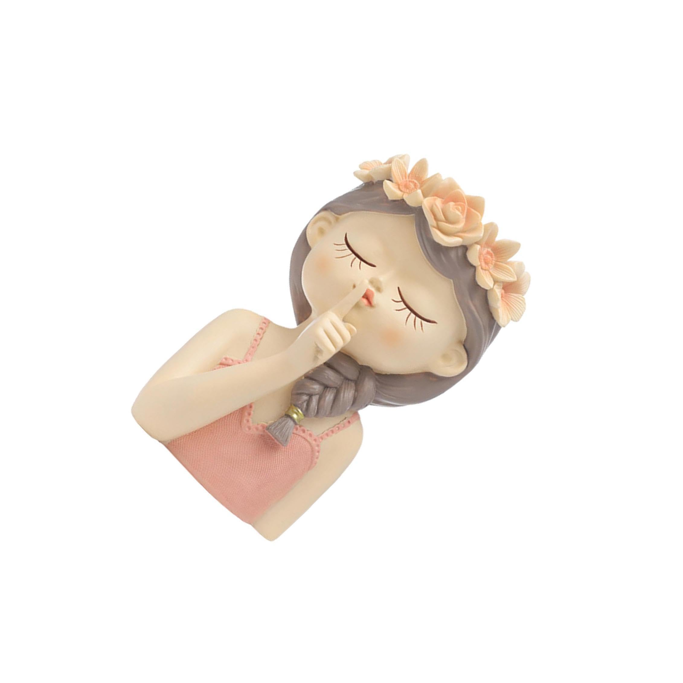 Pot de fleurs visage femme résine pour remplacer les vases banals