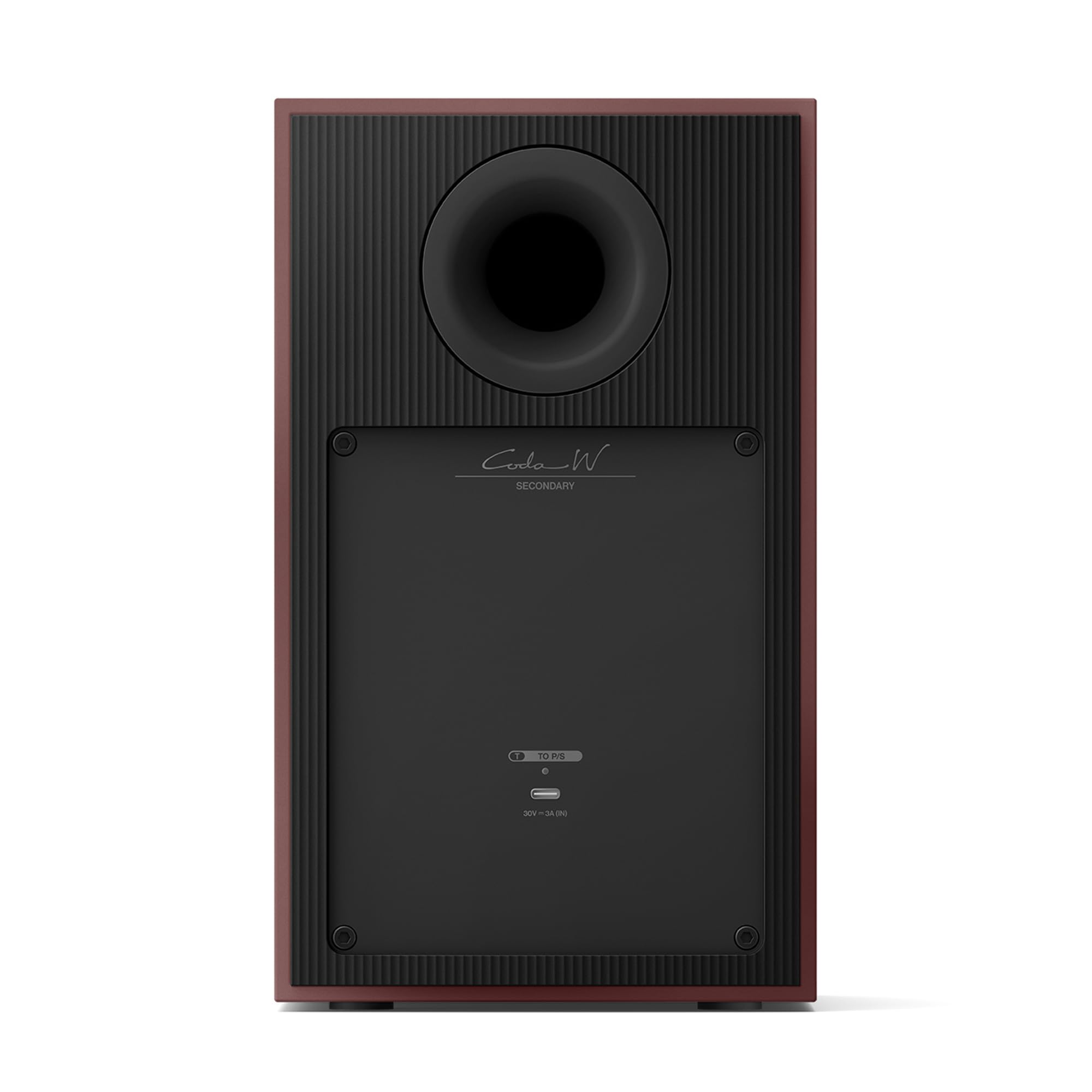 KEF Coda W Diffusori da scaffale HiFi wireless, Vintage Burgundy | Bluetooth 5.4 aptX Lossless | Compatibili con giradischi, TV, PC, laptop e altro | Musica | TV e Home Cinema | Gaming