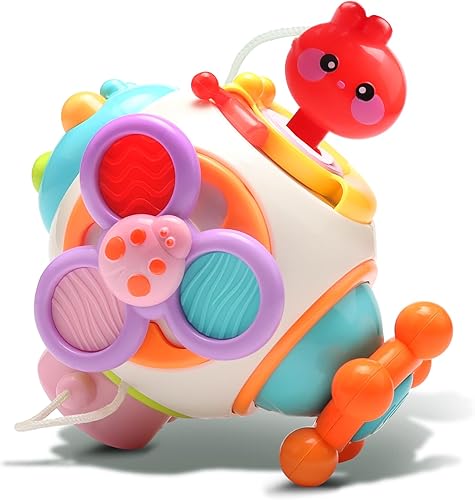 Laradola Montessori - Juguetes sensoriales para niños pequeños, juguetes de viaje para automóvil de avión, juguetes educativos para bebés de 6, 8,