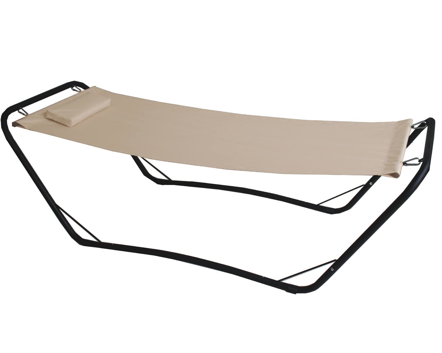 Hammock with Stand Java in steel and PVC 600d – Beige.