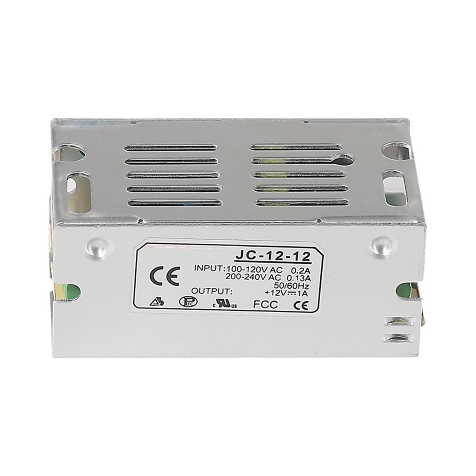 Transformateur d'éclairage 12V 1A 12W, Pilote d'alimentation à découpage, adapté aux Bandes Lumineuses LED, entrée AC 110-240V à DC 12V