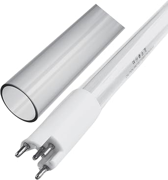 LSE Lighting Combo AQ-UV-L330C UV Lamp & Quartz Sleeve Compatible with AQ-UV-10C System | 40W 13" High Output Bulb | Designed in USA | Designed in USA