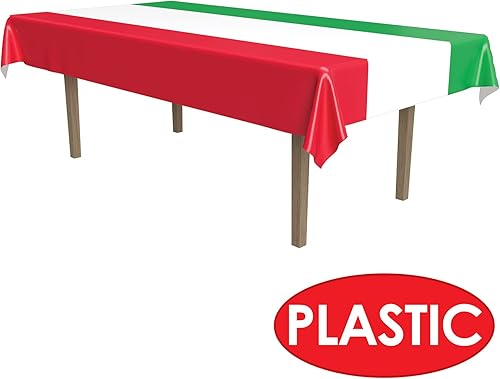 Miniatura 3 de Beistle Mantel italiano rojo, blanco y verde