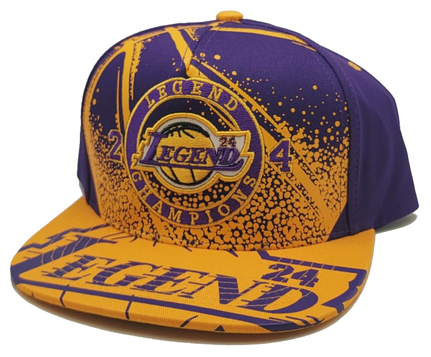 Los Angeles New Top Level Legend 24 Champions Purple Gold Era Snapback Hat Cap miniatura 2