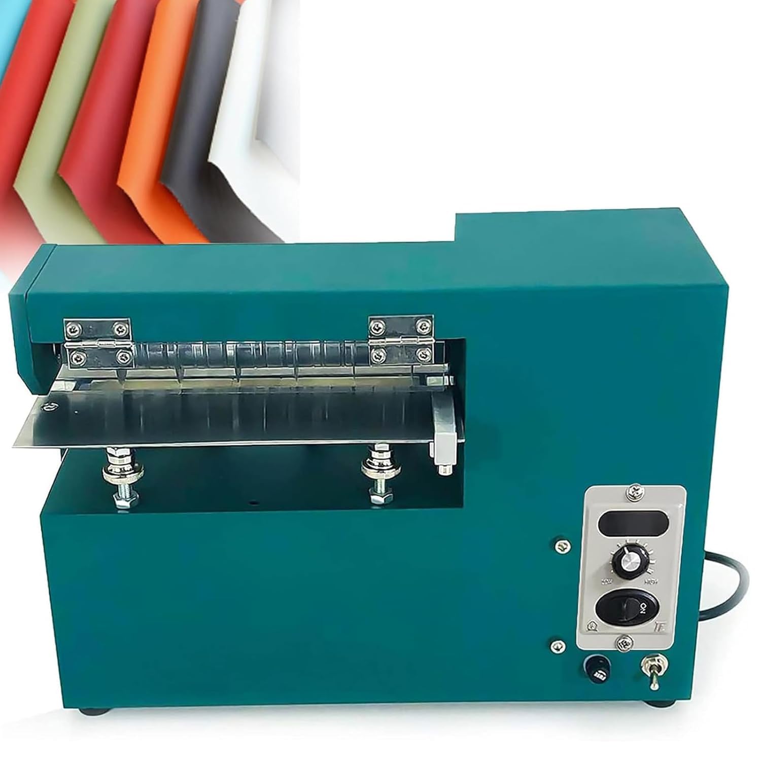 Taglierina elettrica per pelle 220 V 60 W, larghezza regolabile da 0,2 a 20 cm, per borse, scarpe e lavori di carta.