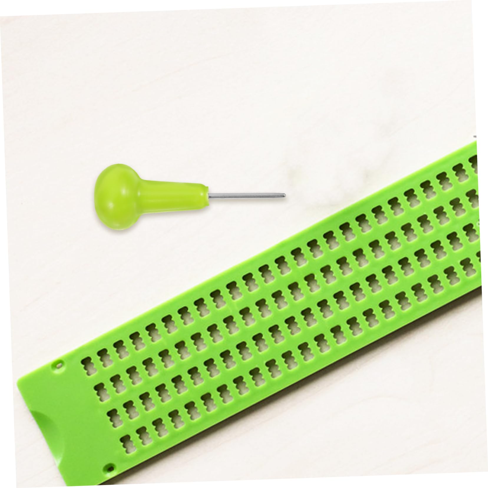 FOMIYES Plastic Braille Writing Pen for Blind Braille Writer Stylus Learning Tool for Visually Impaired Durable Plastic Design for Braille Writing and Education