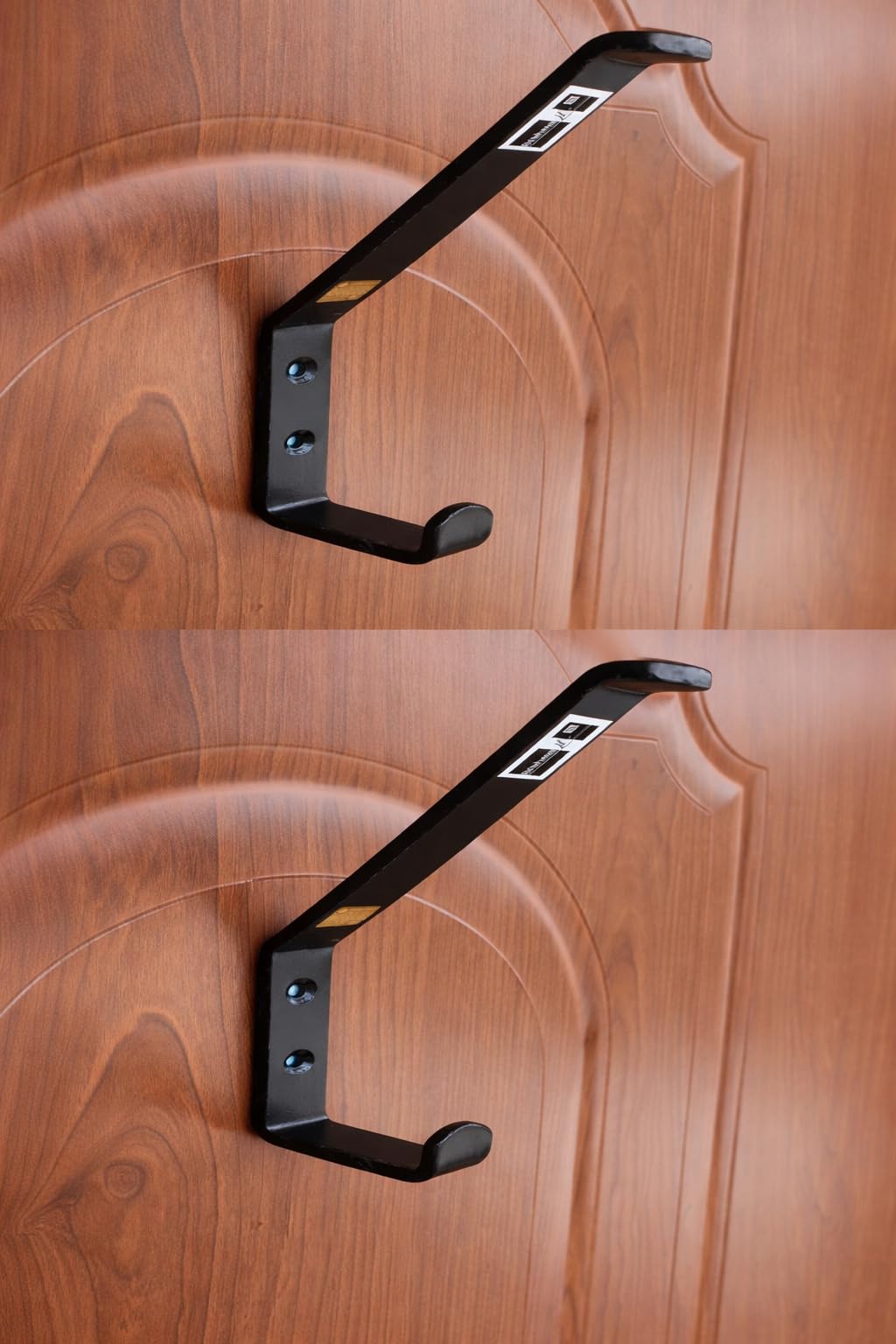 Brahmaji Helmet Hanger | Keys Helmet Jacket Holder Laptop Bag Hanger Multipurpose Hook Extra Safe for Helmet Inner Material | Black | Pack of 2 | Registered Design | 2026 Model