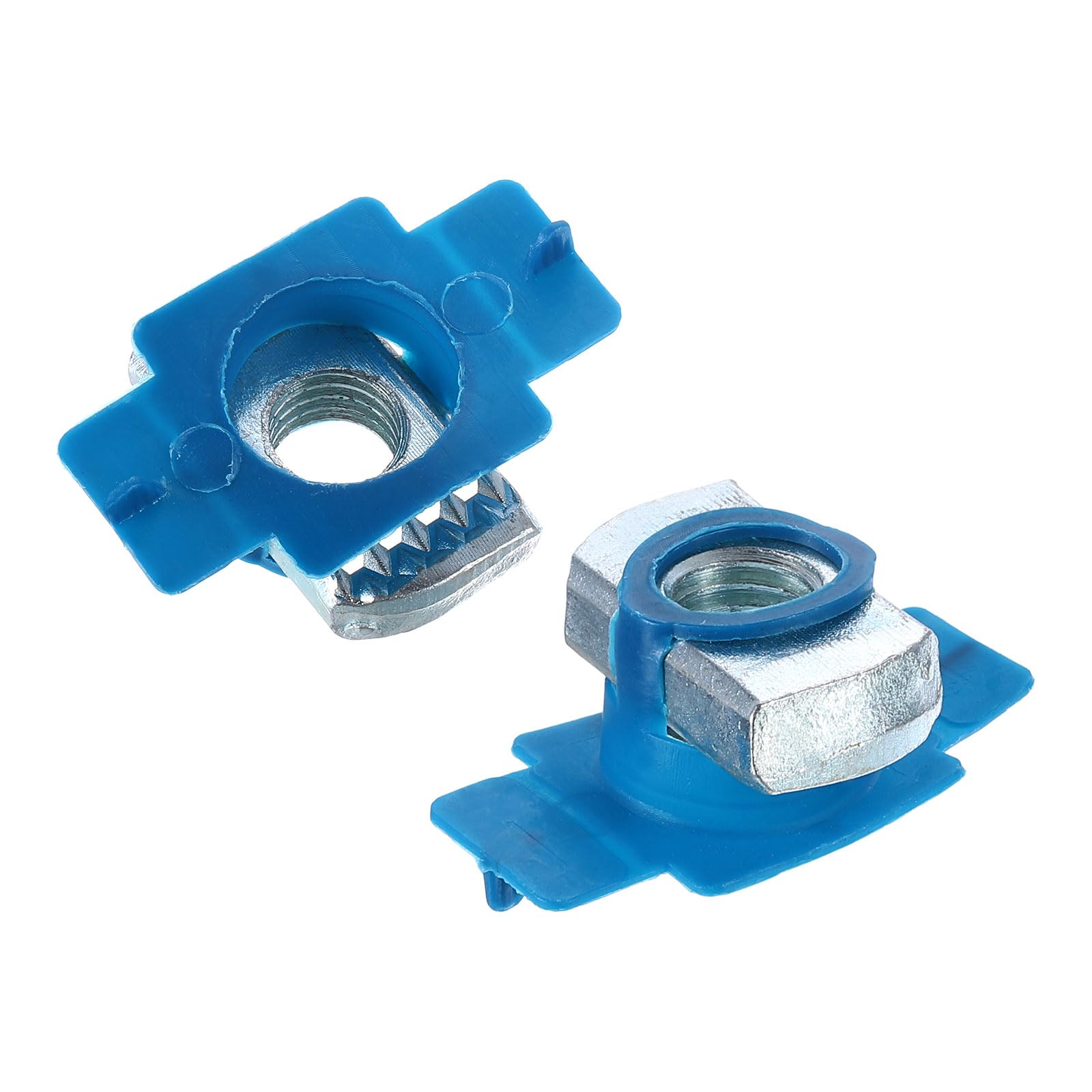 QUARKZMAN Tuerca De Compresión De Nylon Para Canal, 60 Piezas 1/2"-13 Acero Al Carbono Zincado Tuercas De Resorte Largas Para Montajes En Canal Para Paneles Solares