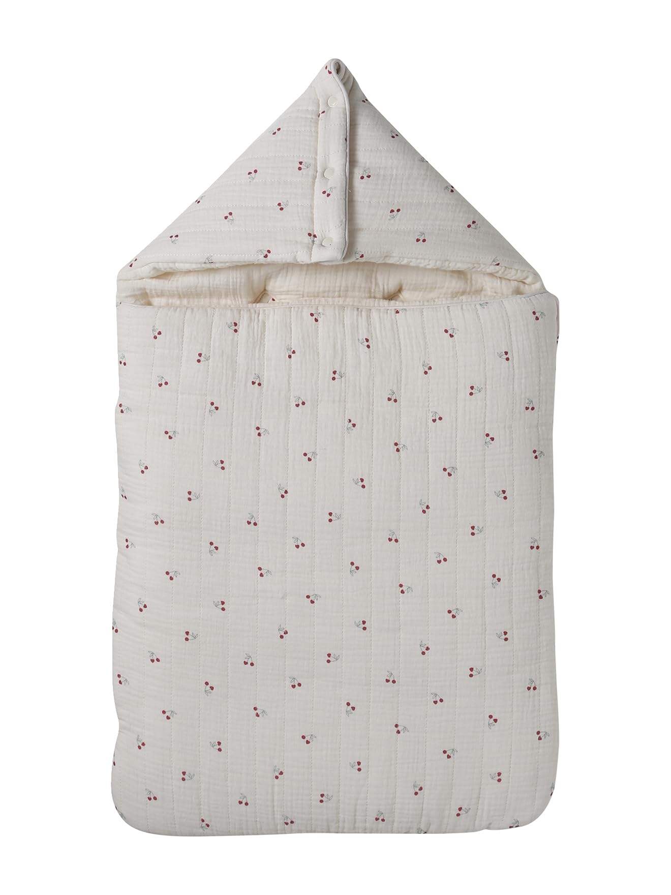 VERTBAUDET Nid d'ange en gaze de coton PETIT DINO Cherry TU