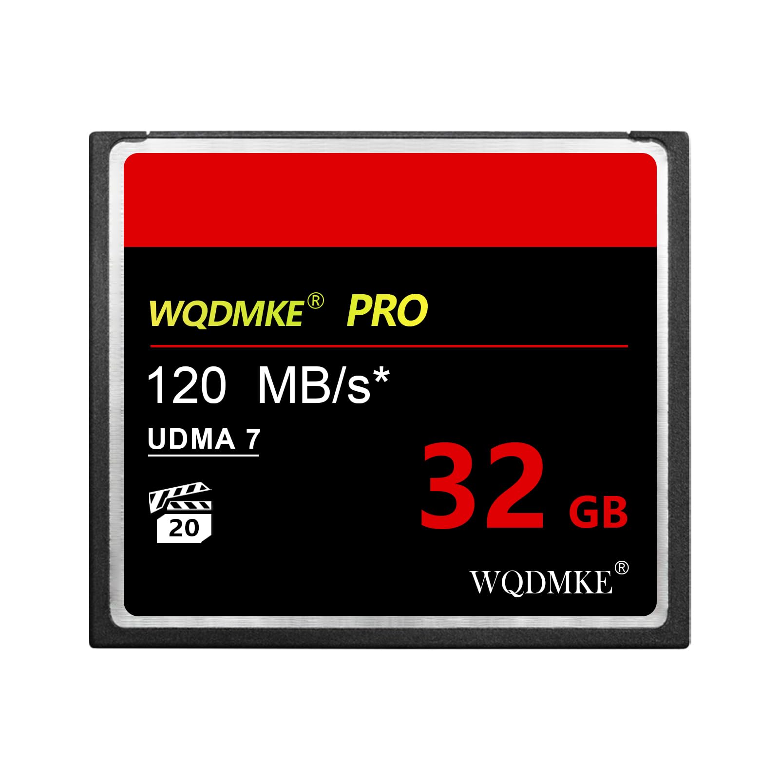 WQDMKE CF Memory Card 32GB UDMA Speed Up to 120MB/s Camera Cards
