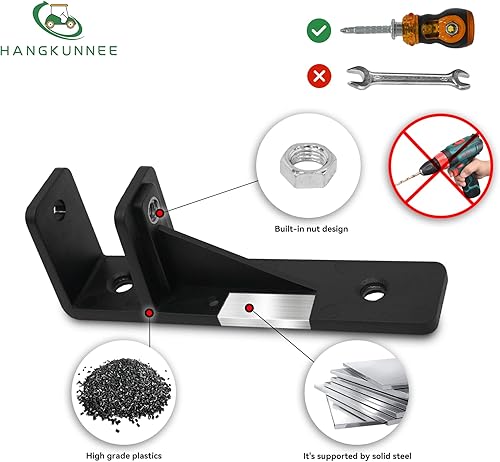 Miniatura 4 de Reposabrazos de carrito de golf con portavasos para EZGO Club Car Yamaha, no requiere taladrar, kits de reposabrazos para asiento trasero con marco