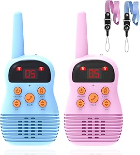 Excluksy Walkie Talkies for Kids, Toys for 3-12 Years Old Boys Girls Gifts Kids Walkie Talkies 3 Miles Long Distance Walkie Talkies 16 Channels 2 Way Radio with Flashlight for Outside Adventure