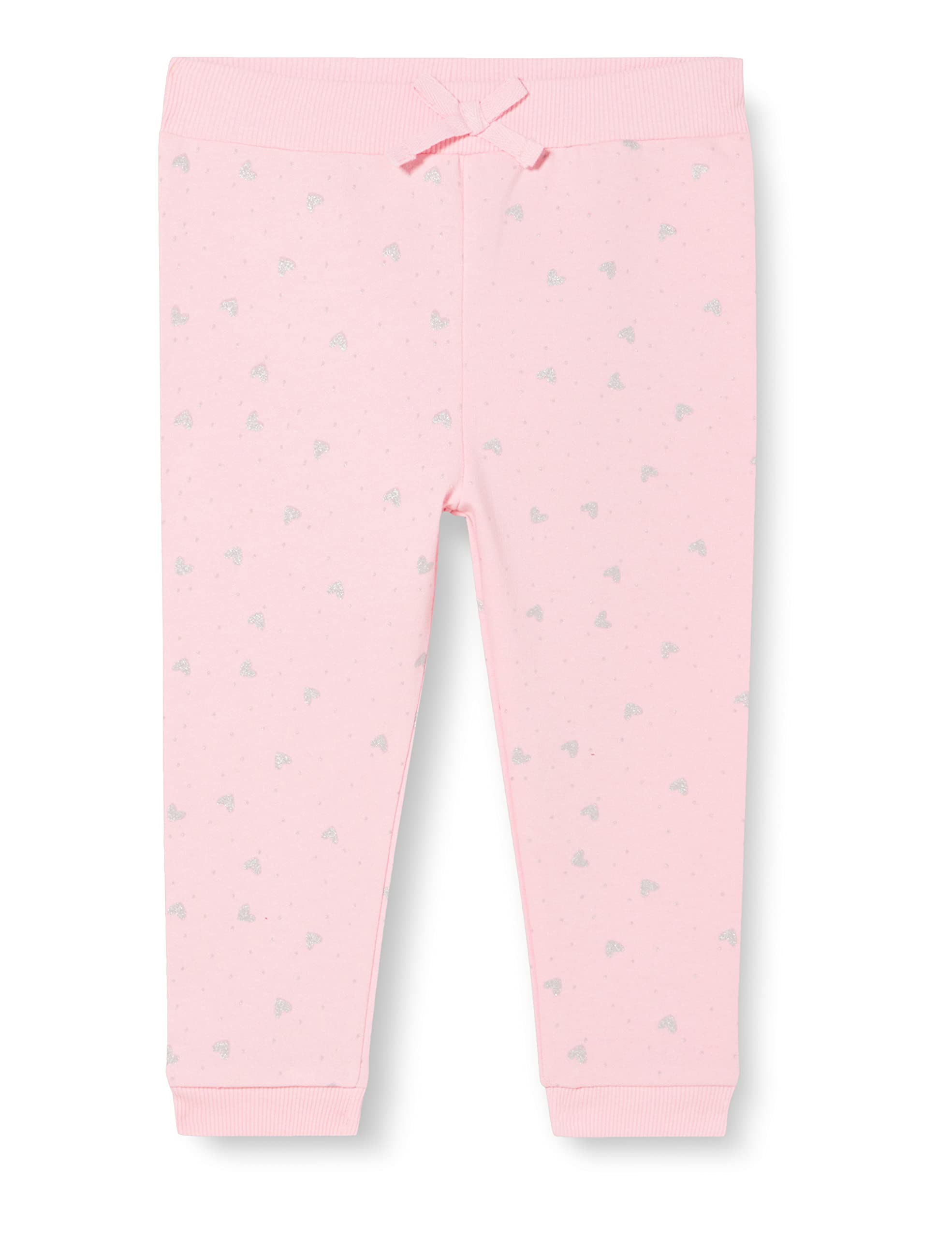Koton Pantalones de Chándal con Estampado de Corazón de Algodón Correr para Bebés