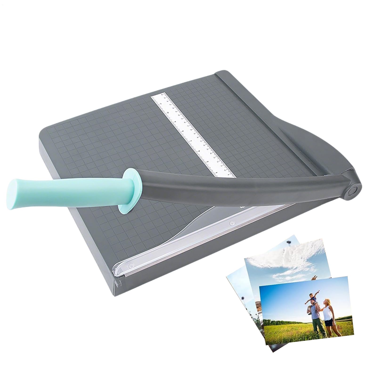 Gerader Papierschneider Multifunktionales tragbares Büromaterial | A4 Blattschneider Papierschneider für Schüler, Erwachsene, Basteln, Scrapbooking, Journaling, Verpackung