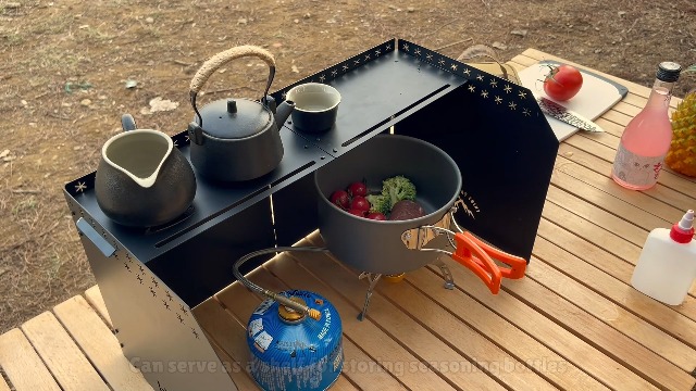 KUIKUI Camping Windschutz Faltbar – Grün, Für Garten, Grill & Picknick, Winddicht & Langlebig