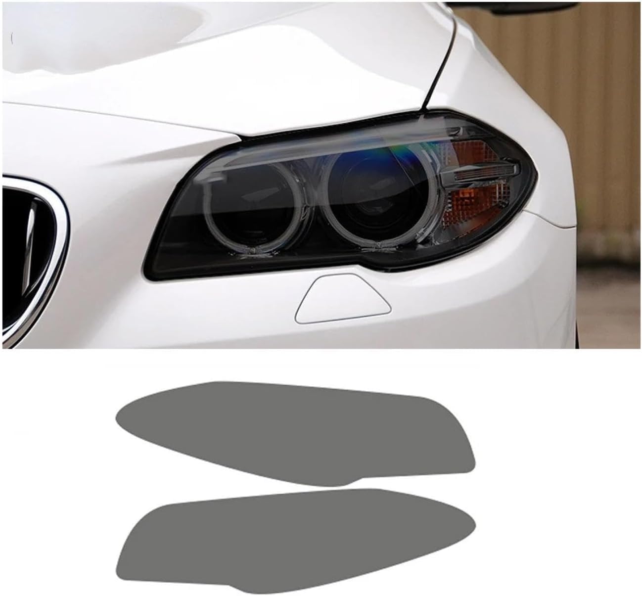 SamLng Car Front Light Film for 5 Series F10/F11 2010-2016 Car Headlight Protective Film Car Front Headlamp Protection Film car Lights Film Headlight Anti-Scratch Non-Yellowing Protective Film