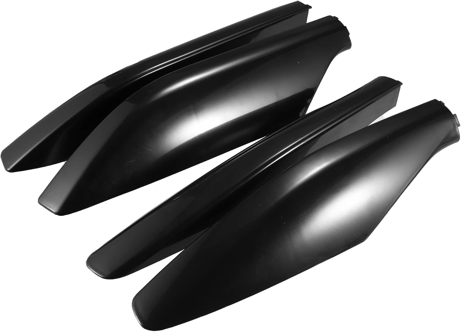 Upper/Roof Rack Rails End Cap Protection Cover Shell for Toyota Prador FJ120 2004 2005 2006 2007 2008 2009 / Rails End Covers Shell Cap / 4 Pcs/Black