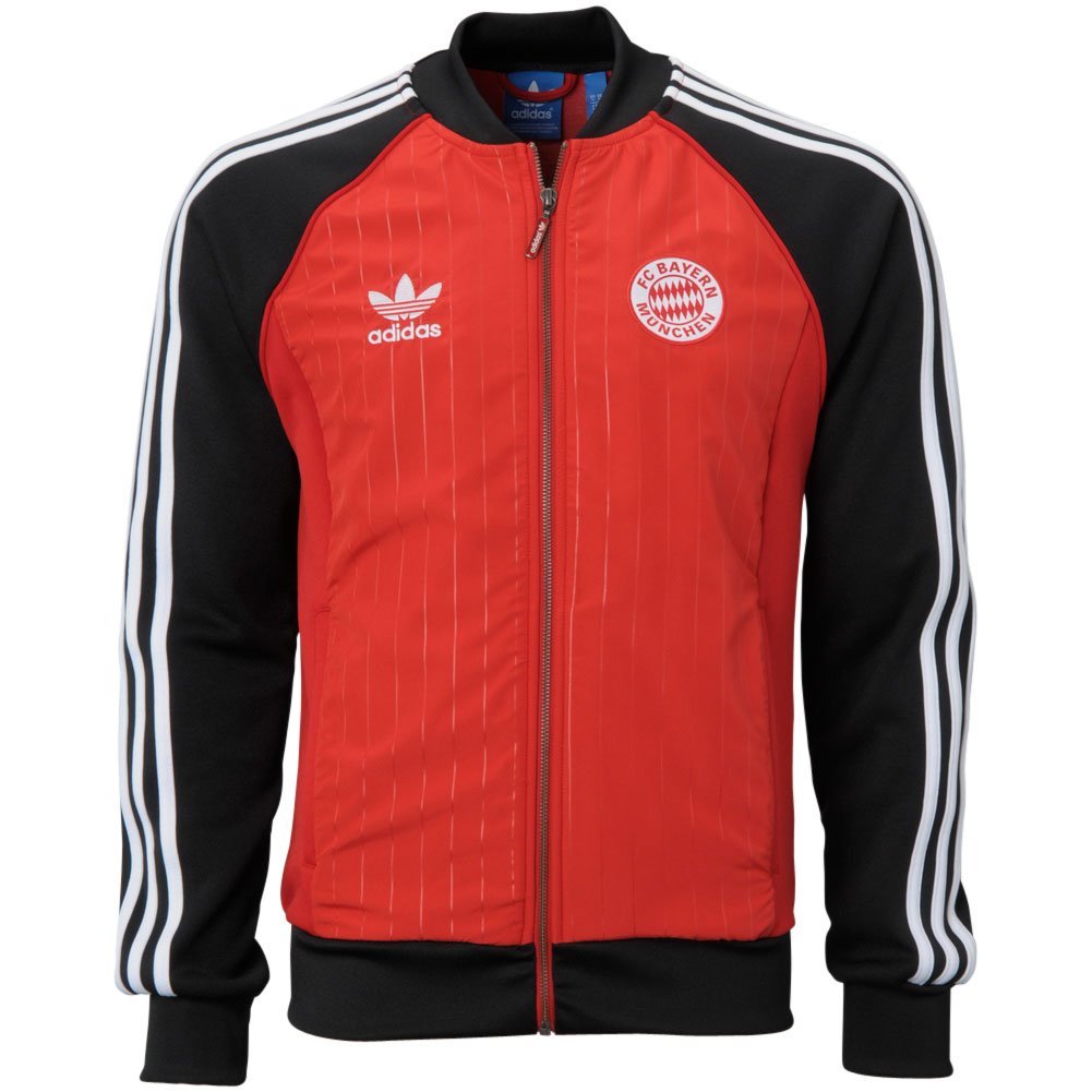 Adidas Originals Fc Bayern Munich Superstar Track Top Red Black |  Desertcart Gambia