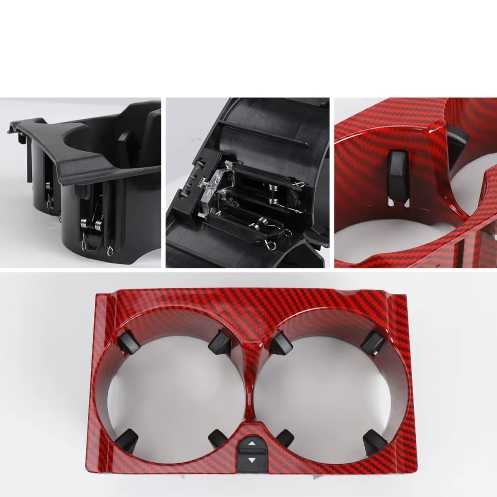 Auto Innenraum Zubehör Compatibile Con Benz Per E200 E260 E300 E320 E400 Classe E 2009-2015 Car Center Console Portabicchieri 2126800110
