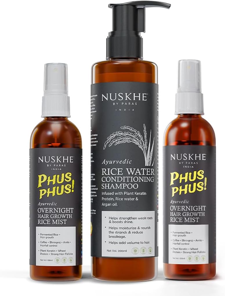 - Whole Month Combo Of 2 Hair Mist And 1 Shampoo, 450 Grams