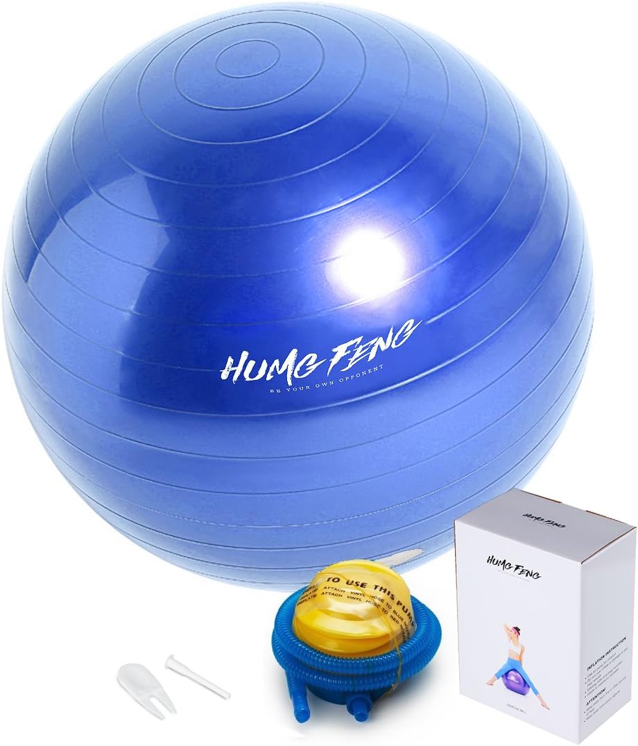 Exercise Ball Fitness & Workout Tune up Stability Balance Body Weight Yoga Ball