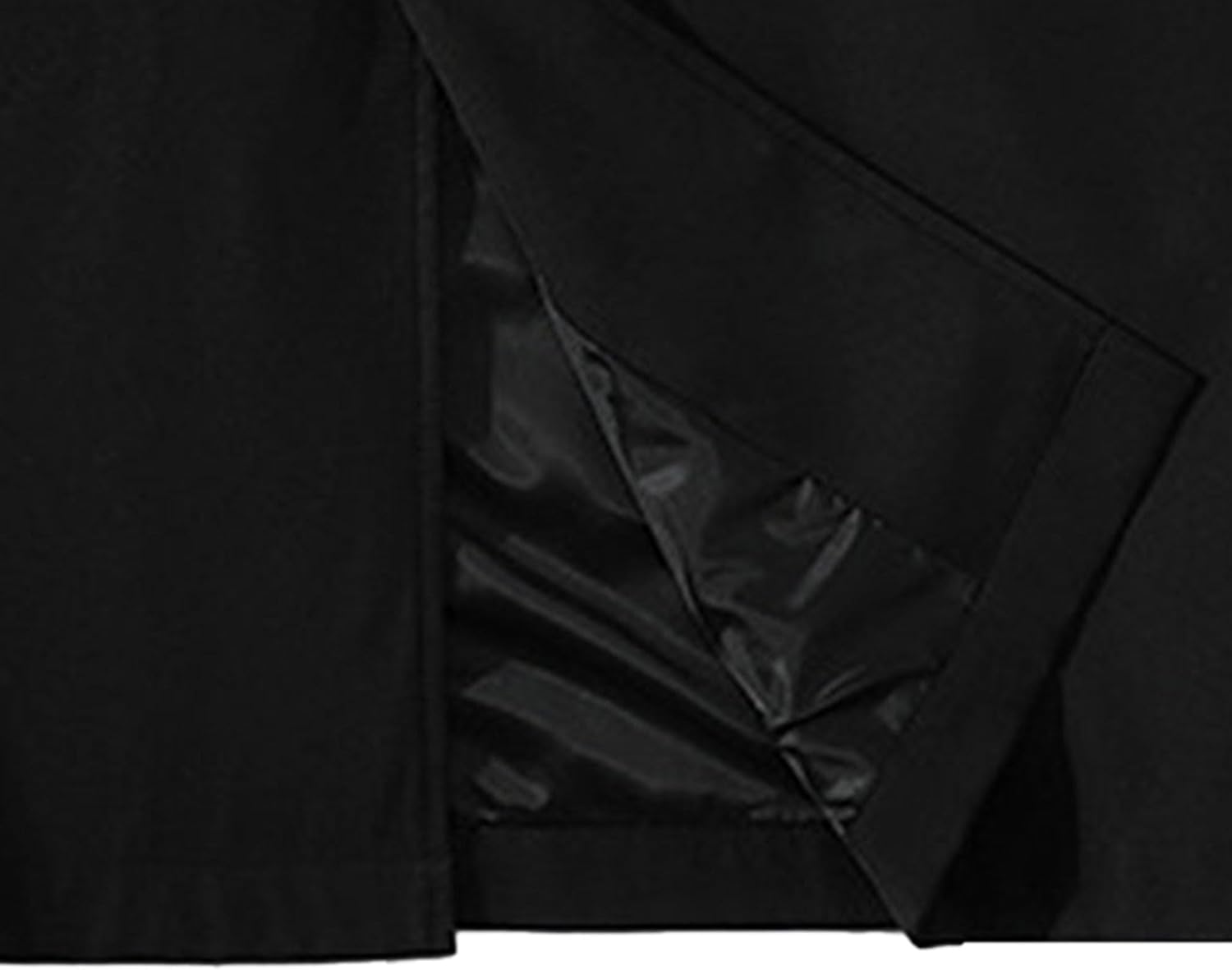 Men Long Raincoat Trench Coat Casual Rain Jacket Waterproof Outdoor Jackets Lightweight Overcoat Active Windbreaker