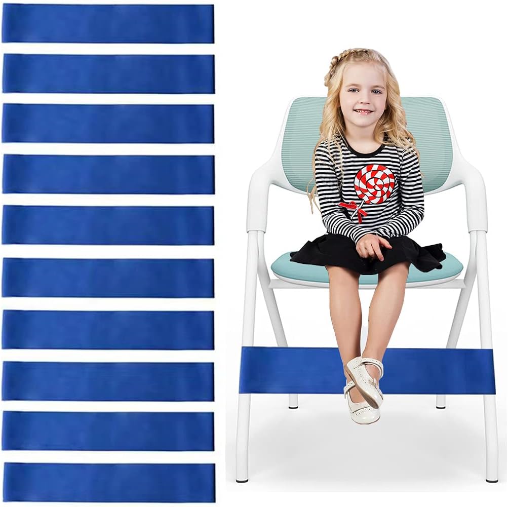OZIO 15 Pack Chair Bands for Kids with Fidgety Feet,Bouncy
