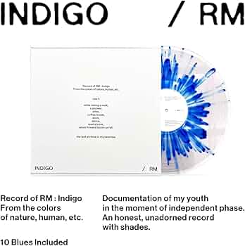 BTS 'Indigo' LP アナログ盤 RM ナムジュン Indigo: Rm (Bts): Amazon.in: Music}