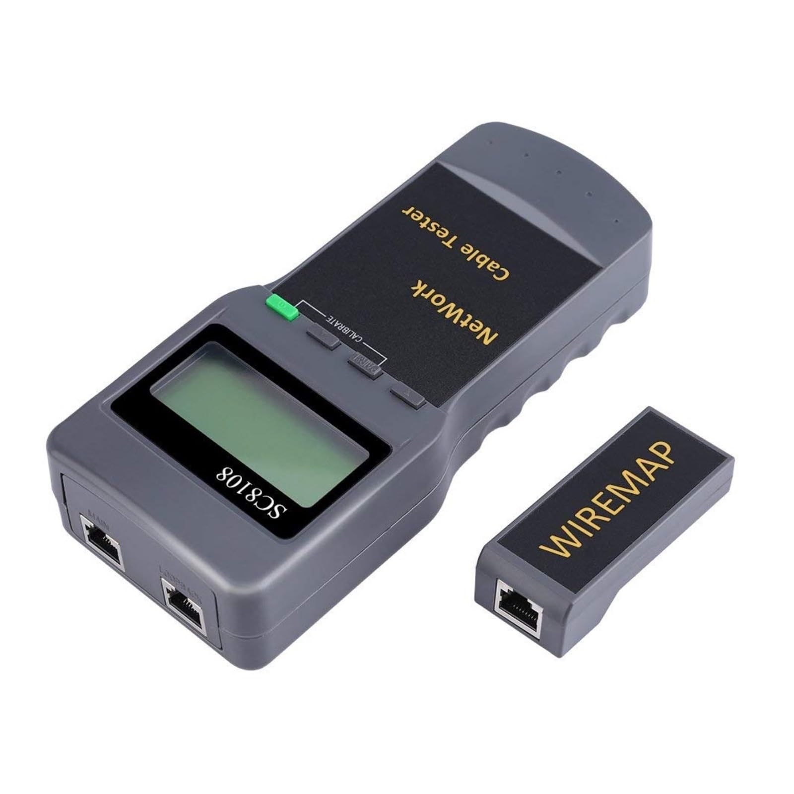 Misuratore di Rete LCD PortatileTester E Misuratore di Cavi Cavo Telefonico RJ11 con Display LCD Leggero E Portatile