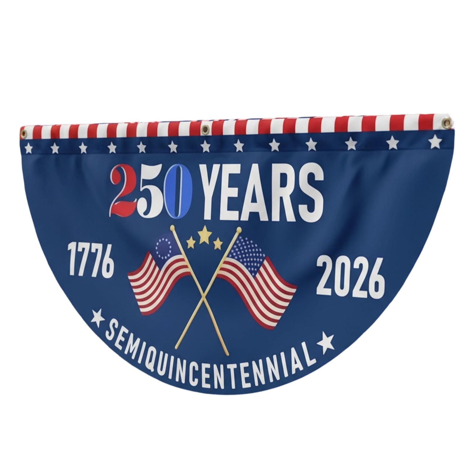250 Anniversary USA Flag, America 250 Flag, 250 Year American Anniversary Flag, Patriotic Bunting Banner for Home Display, 250th Anniversary Celebration Decor