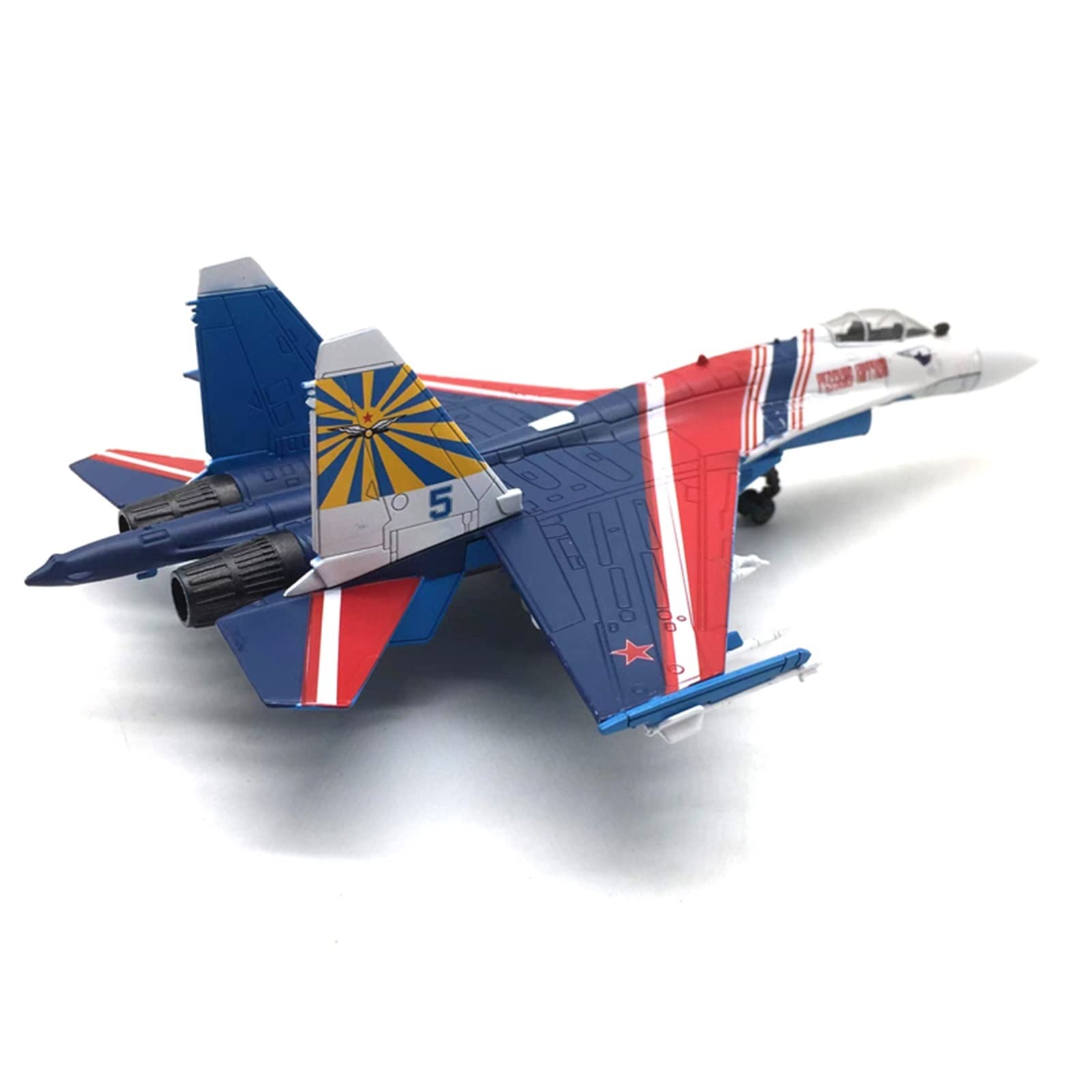 Modele samolotów w małej skali rosyjskie dla myśliwców Su-35 odlew metalowy Su35 w skali 1/100 gotowa replika zestaw do budowania modeli statycznych (SU-35 1)