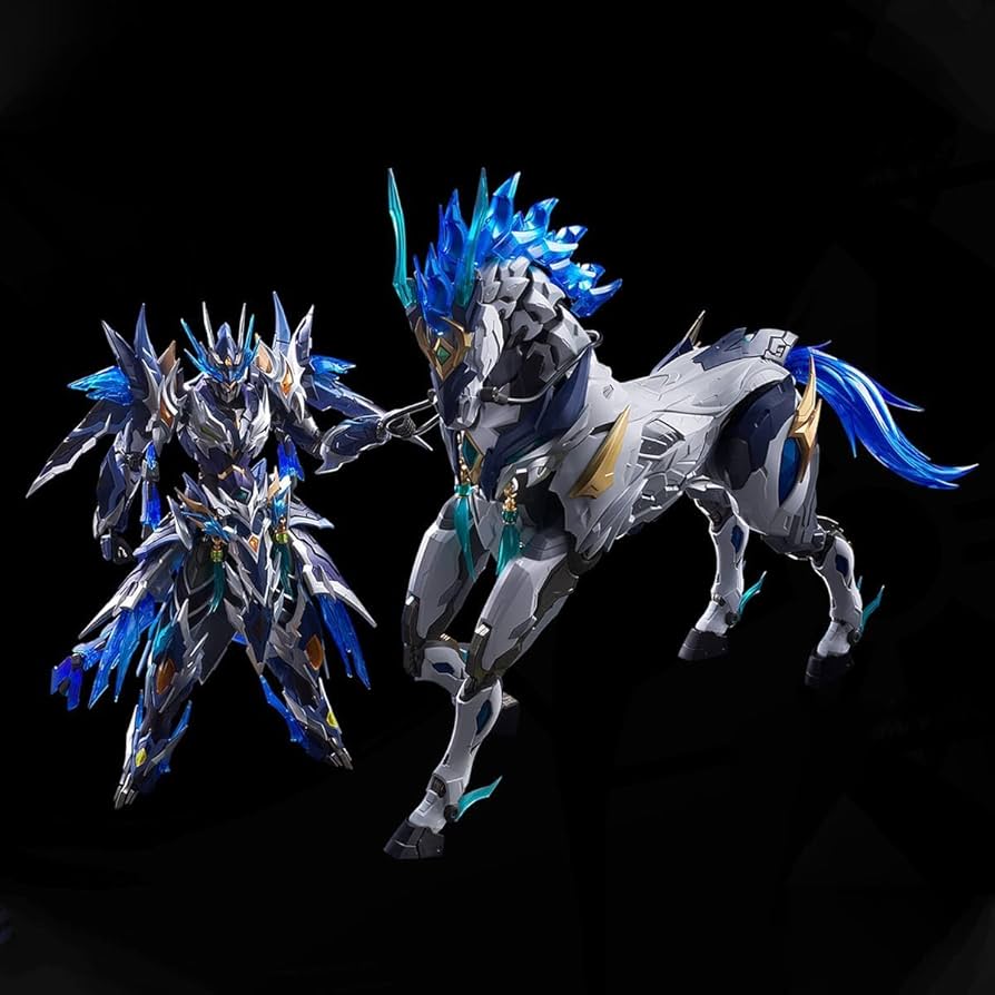 MG 1/100 摩動核　天佑星 龍胆虎将 趙雲＋馬セット　新品未開封 Amazon | 摩動核 三国シリーズ MNP-XH05A 天佑星 龍胆虎将 神聖星-皇帝