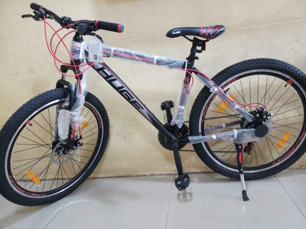 Huge HDT-17 27.5T 21 Speed Bicycle with Disc and V-Brake for Boys and Girls Above 11 Years