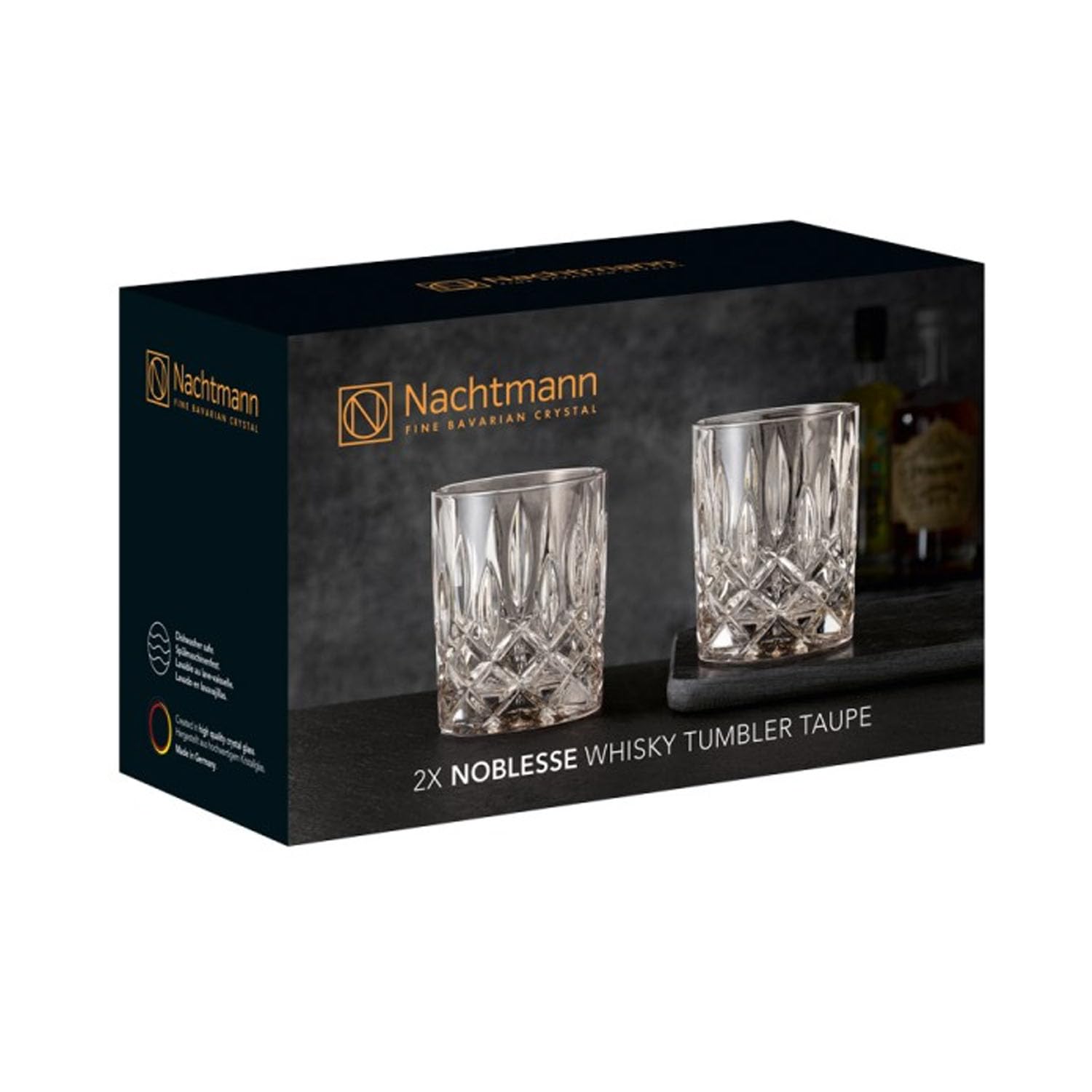 Nachtmann Whisky Tumblers Set - Crystal Glasses -4 Nachtmann Whisky Tumblers Set - Crystal Glasses -4