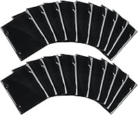 Vista 9 de Outus 12 carpetas con tapa para música, banda de marcha, 7.5 x 6.3 pulgadas, carpetas corales de PVC, impermeables, de doble cara, soporte