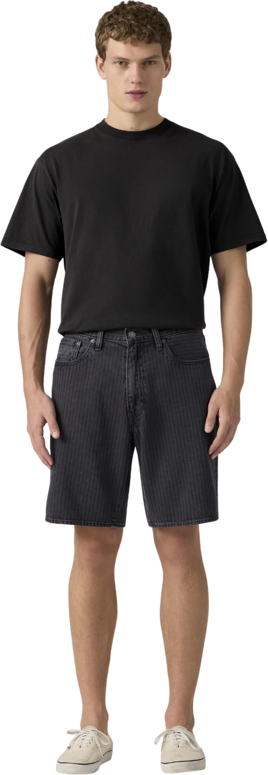 Levi’s Homme Short Denim 468 en Coton, Loose Fit