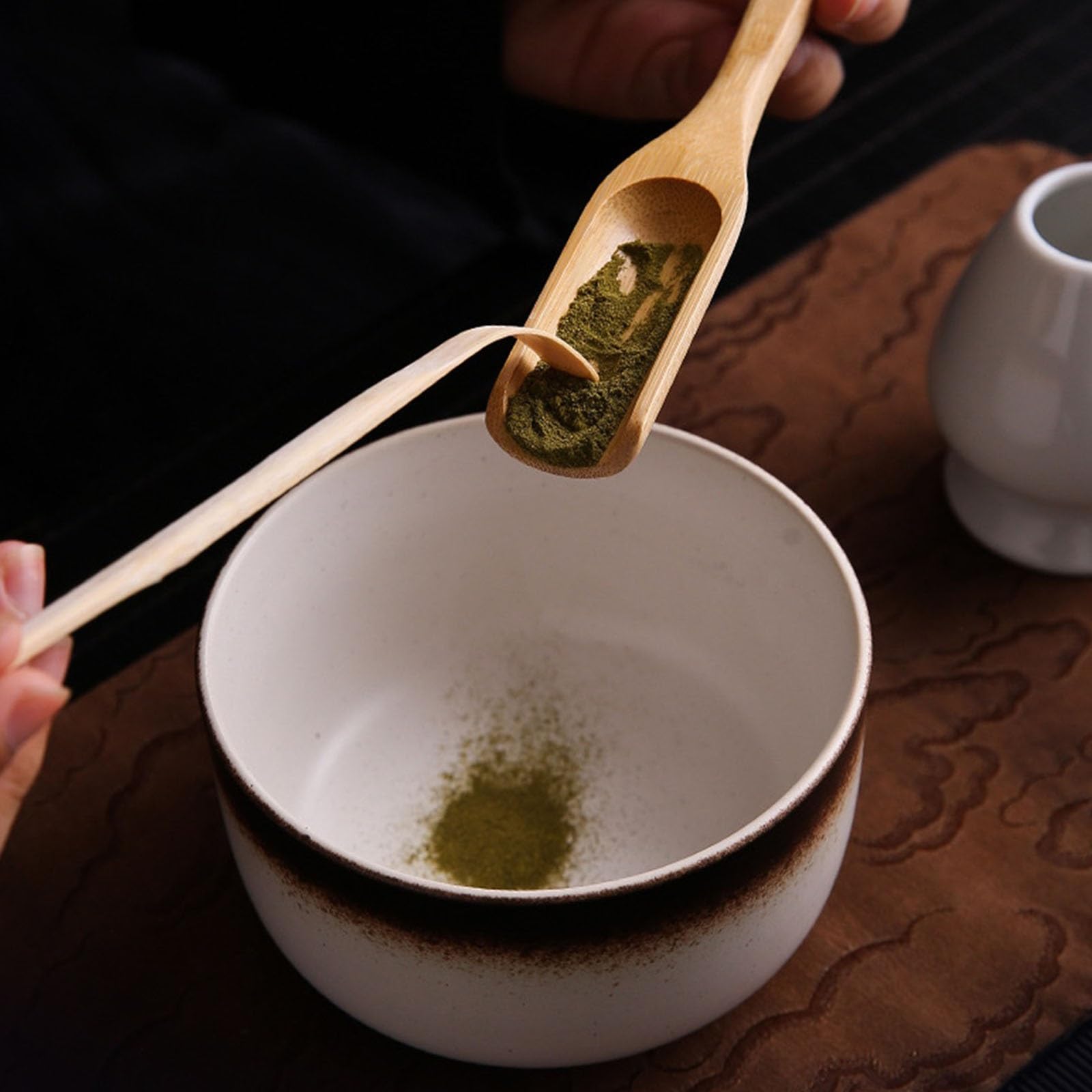6 Szt Zestaw Do Herbaty Matcha, Trzepaczka Matcha, Matcha Miska, Tradycyjna łyżka, łyżeczka Do Herbaty, Przesiewacz, Uchwyt Na Trzepaczkę, Matcha Zestaw (Material : A)