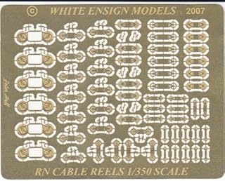 White Ensign Models 1/350 Royal Navy Cable Reels Photoetch Enhancement Parts