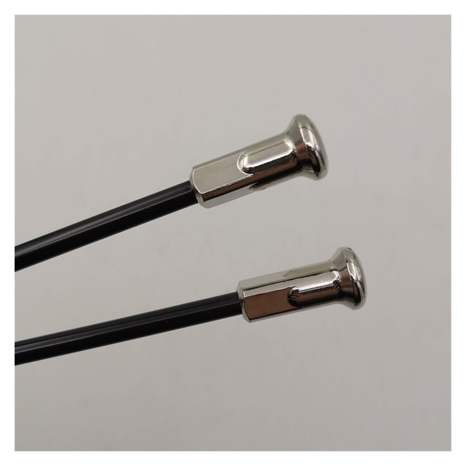 Fahrradspeichen,Fahrrad Speichen,Speichen 8 Gauge Durchmesser 4.0mm Schwarz Farbe Motorradspeichen Material 304 Edelstahl Rundkörper Motobike Radteile Nadeln
