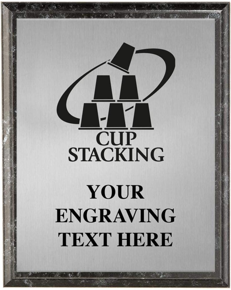 Crown Awards Cup Stacking Plaques, Personalized Cup