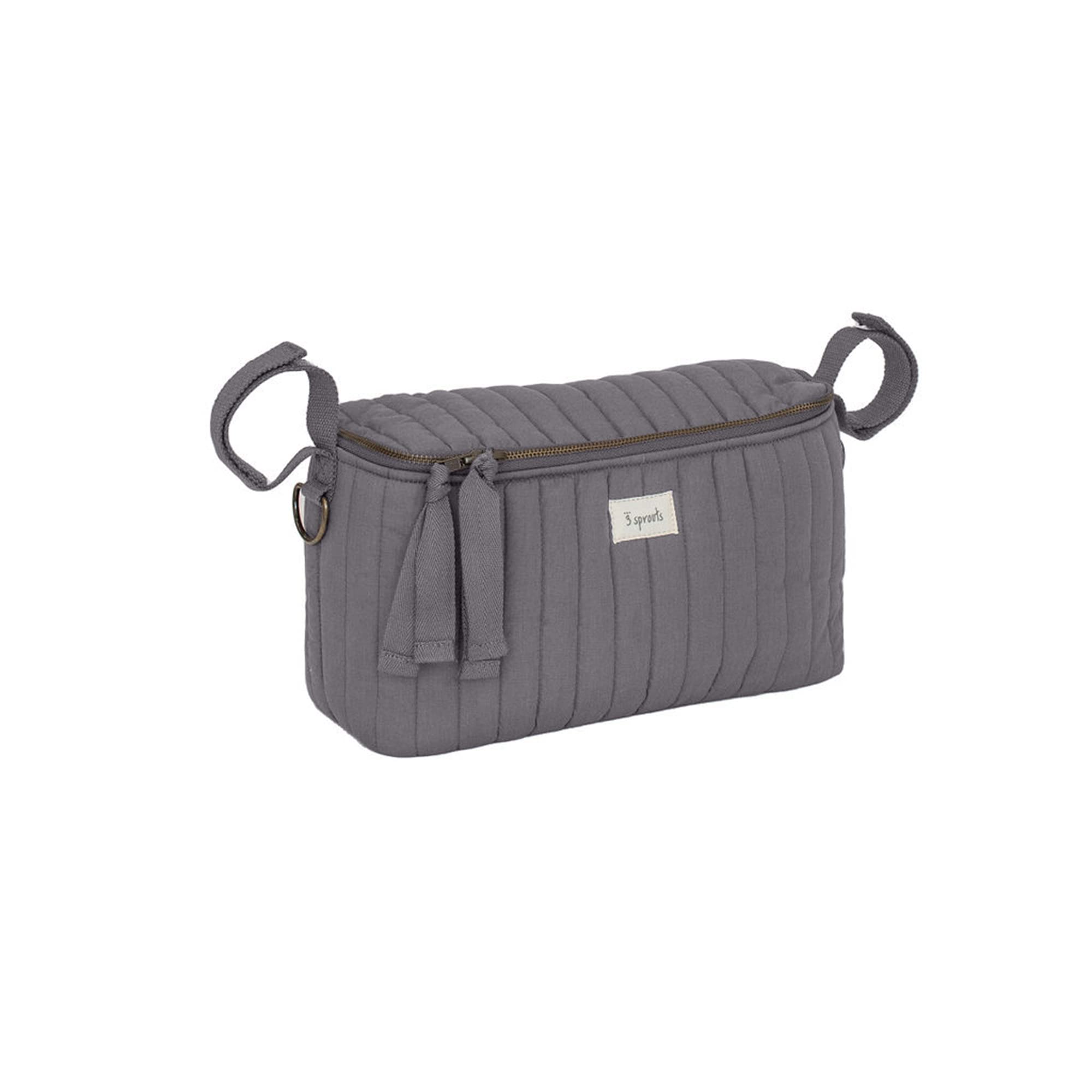 3 Sprouts - Borsa Passeggino Universale - Organizer per Passeggino, Borsa Carrozzina Neonato - Leggera e Versatile, Ideale per Neonati e Bambini - Grigio