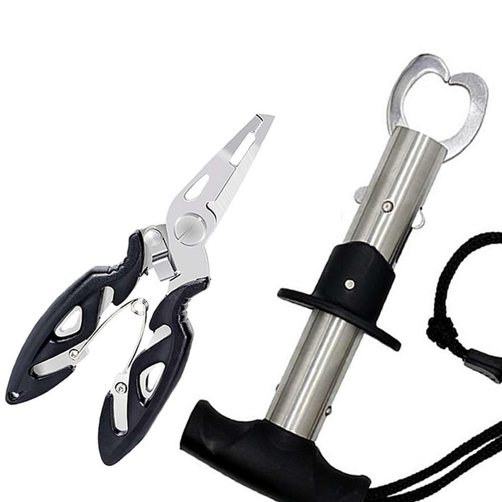 Multitool Fishing Pliers, Stainless Steel Tackle Tool (2pcs)