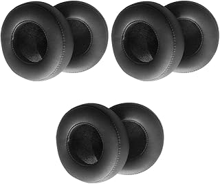 UKCOCO 3 Pçs Par Fone De Ouvido Protetores De Ouvido Capas De Ouvido Fone De Ouvido Almofadas De Couro Almofada De Ouvido Fones De Ouvido Almofadas De Ouvido Para Fones De Ouvido