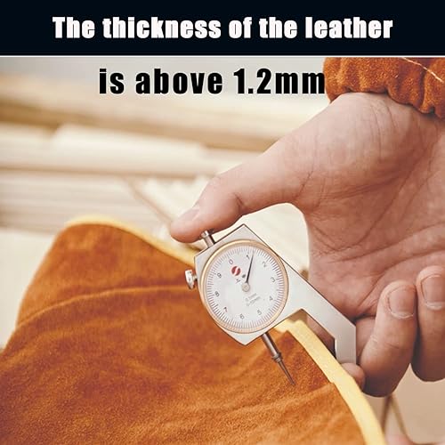 Miniatura 4 de Capucha de soldadura de cuero, protector de cuero de vaca dividido con cubierta de hombro para el cuello, protección completa para la cabeza para