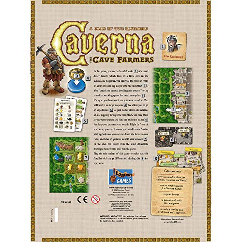 Mayfair Games MFG3501 - Brettspiel Caverna - Cave Farmers, Englisch – Bild 3